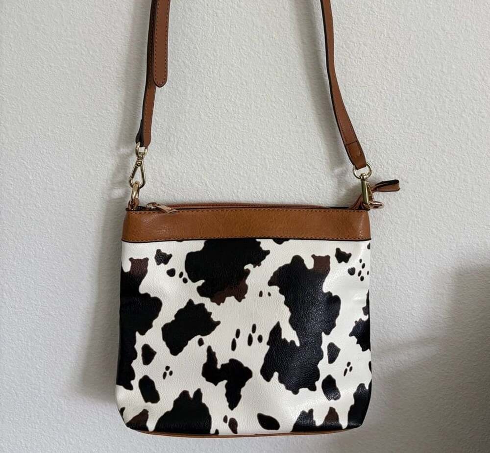 Malibu Skye Cow Print Crossbody Bag